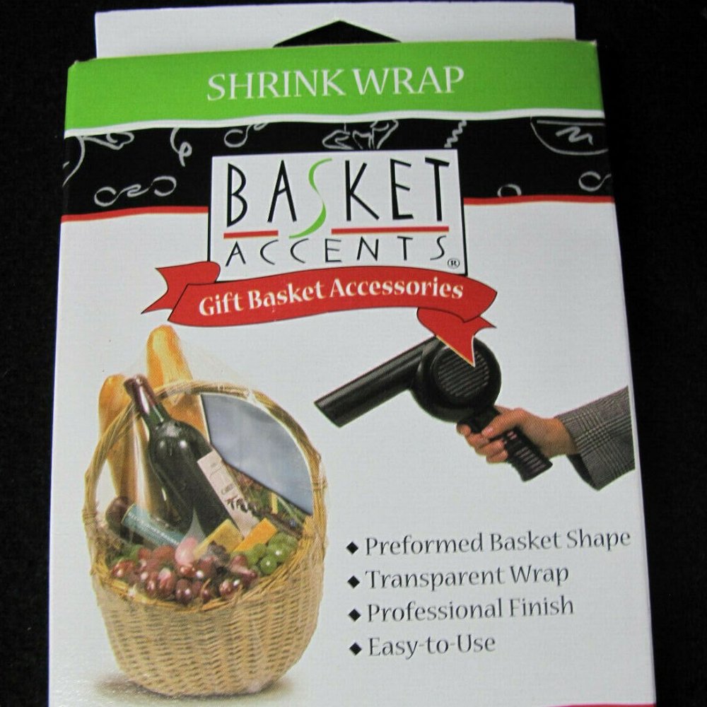 Basket Accents Shrink Wrap Bag Large 30"X30" 1/Pkg Clear